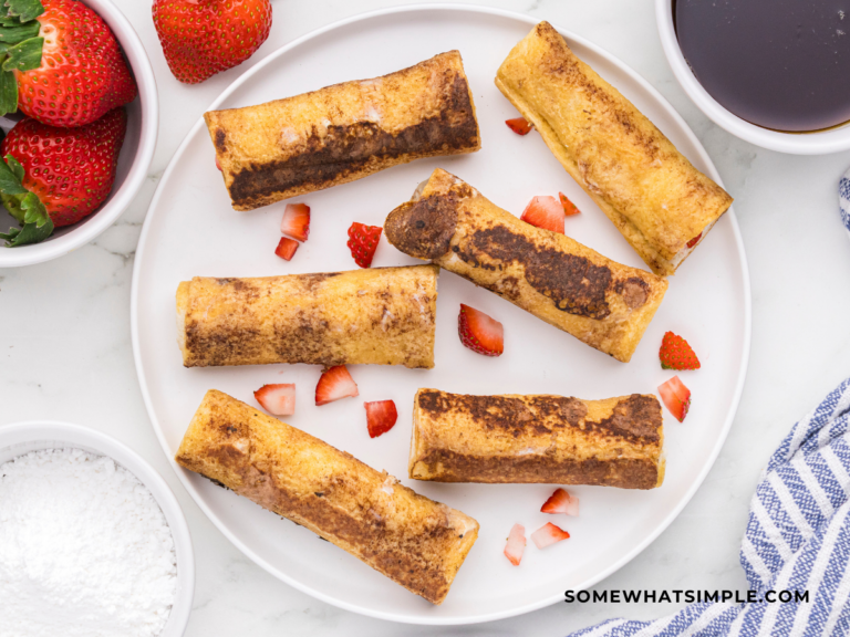 French Toast RollUps - Somewhat Simple